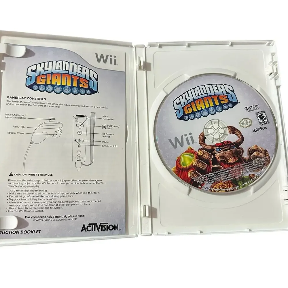 Skylanders: Giants (Nintendo Wii U, 2012) Untested